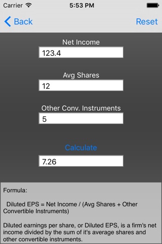 StocksBondsCalc screenshot 3