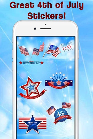 4th of July Photo Editor – Celebrate Independence Day and Decorate Pics with Patriotic Sticker.s screenshot 4