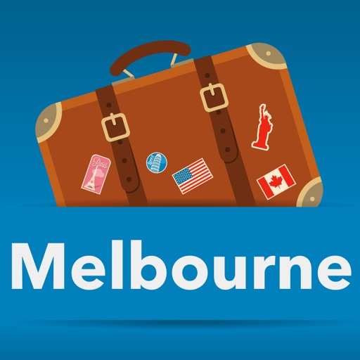 Melbourne offline map and free travel guide icon
