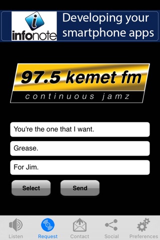 Kemet FM 97.5 screenshot 2