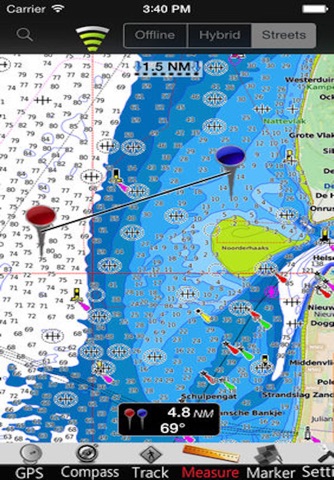 Netherlands GPS nautical Chart screenshot 4