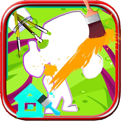 Coloring For Kids Game Madagascar Edition Icon