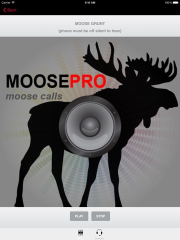 Moose Hunting Calls - With Bluetooth - Ad Free HD screenshot 2