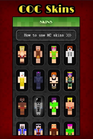 COC Skins Booth Pro - Pixel Art of Clash of Clans Characters for MineCraft Pocket Edition screenshot 3