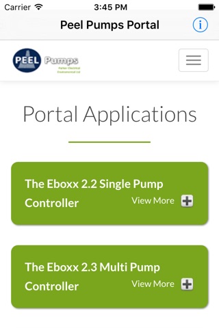 Peel Pumps Portal screenshot 3