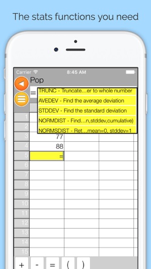 Statsheet - Statistics Spreadsheet(圖1)-速報App