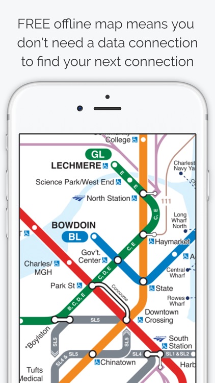 Boston Subway Map - The T