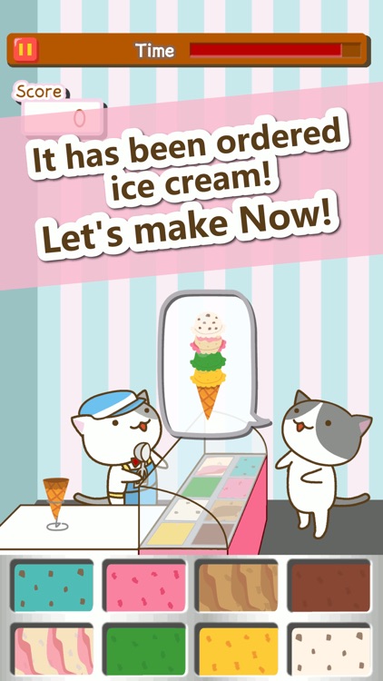 Cat ice cream shop