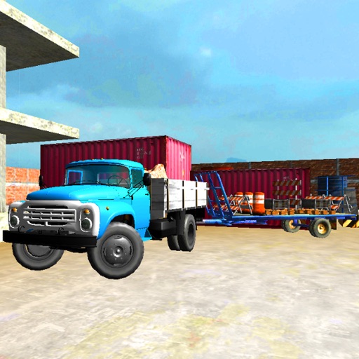 Construction 3D: Truck Driving Icon