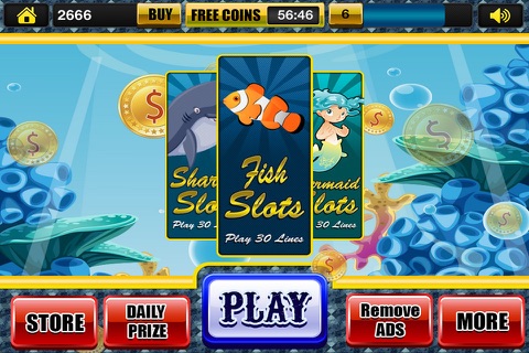 Super Gold Fish Slots - Play & Win Real Vegas Casino Slot Machines! screenshot 3