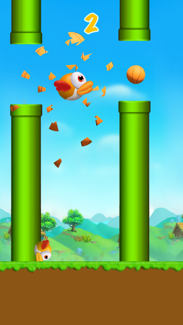 Flappy Hoopers  Shooting Basketball Game