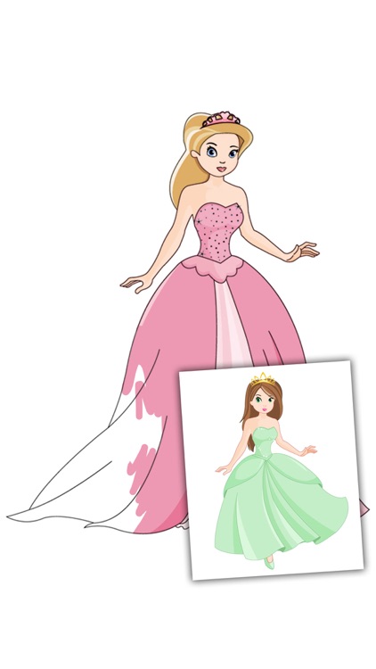 Color and paint drawings of Princesses with magic marker my princess - Premium screenshot-4