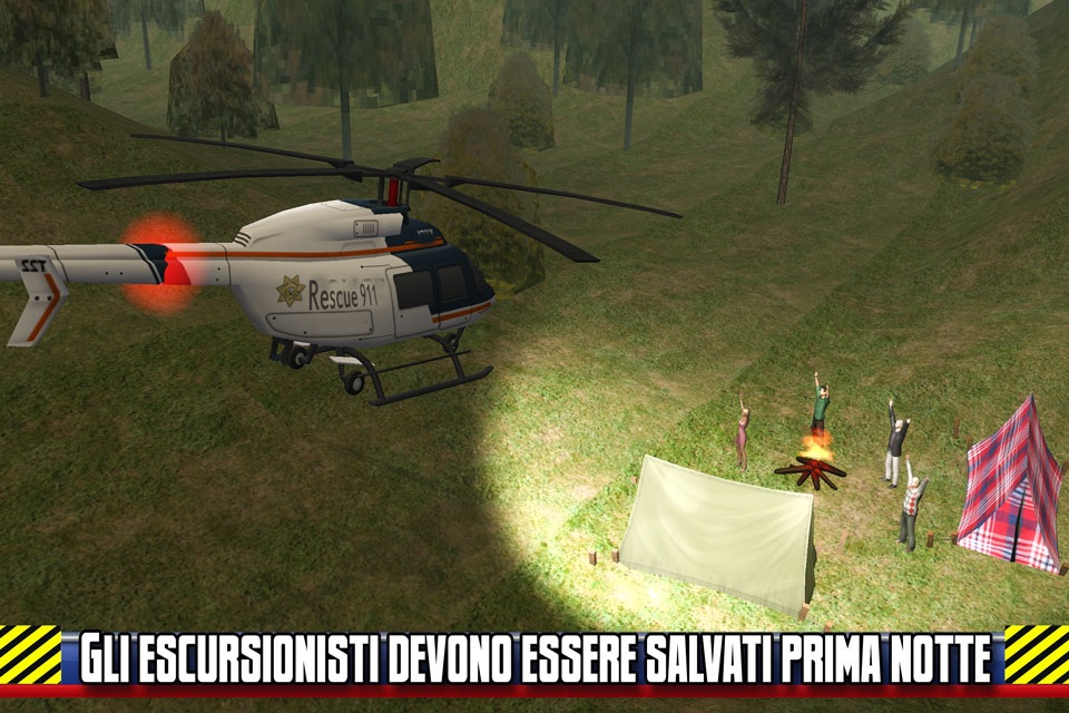 911 Rescue Helicopter Flight Simulator - Heli Pilot Flying Rescue Missions screenshot 2