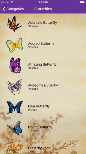 Artist Violet - How to draw Butterflies(圖2)-速報App