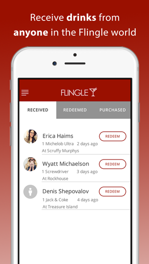 Flingle! Send & Receive Drinks(圖1)-速報App