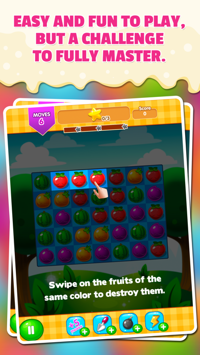 How to cancel & delete Fruit Fresh Super Jungle Splash - Match 3 game for family Fun Edition FREE! from iphone & ipad 3