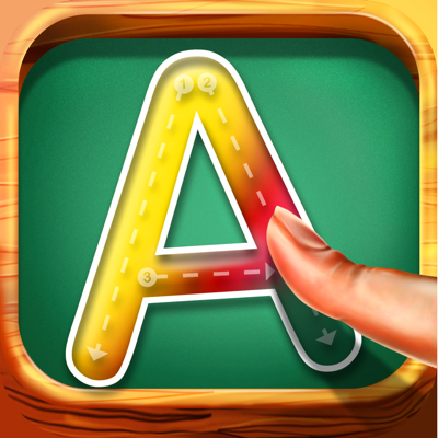 Preschool Kids Tracing Letters