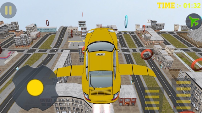 Flying Taxi Car Driver 3D Simulator(圖2)-速報App