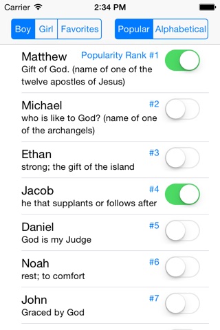 Biblical Baby Names screenshot 2