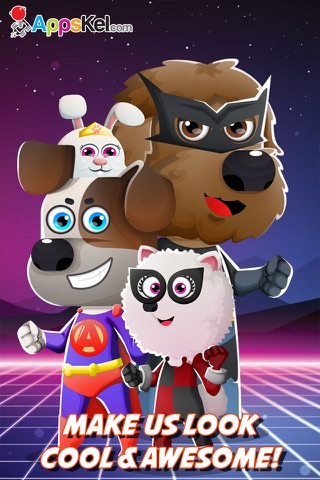 Pete's Super Hero Pets Dress Up – Steel Superhero Maker Games for Free screenshot 4