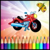 Coloring Motorcycle Game Paint For Kid