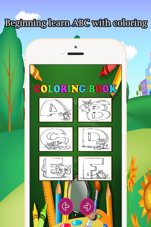 Drawing & paint ABC Coloring Book for kid age 1-10 screenshot 3