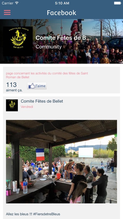 Comité des Fêtes de Bellet