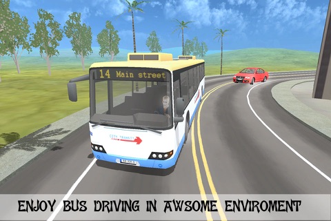 Bus Driver 3D Simulator 2016 screenshot 3