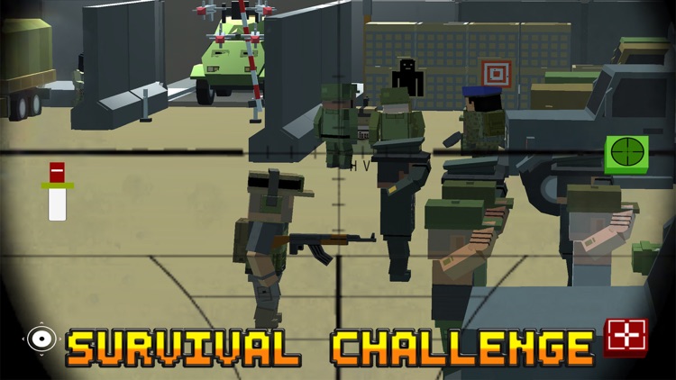Block Battles City War : Pixel Cops Gun craft in robbers world Game screenshot-4