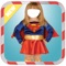 Kids Super Girl Suit New- New Photo Montage With Own Photo Or Camera