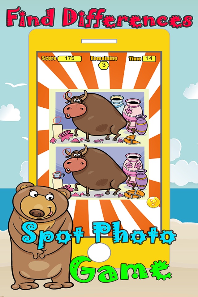 Photo Hunt Find The Spot Difference Games For Kids screenshot 3