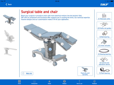 SKF Health Care Capabilities screenshot 2