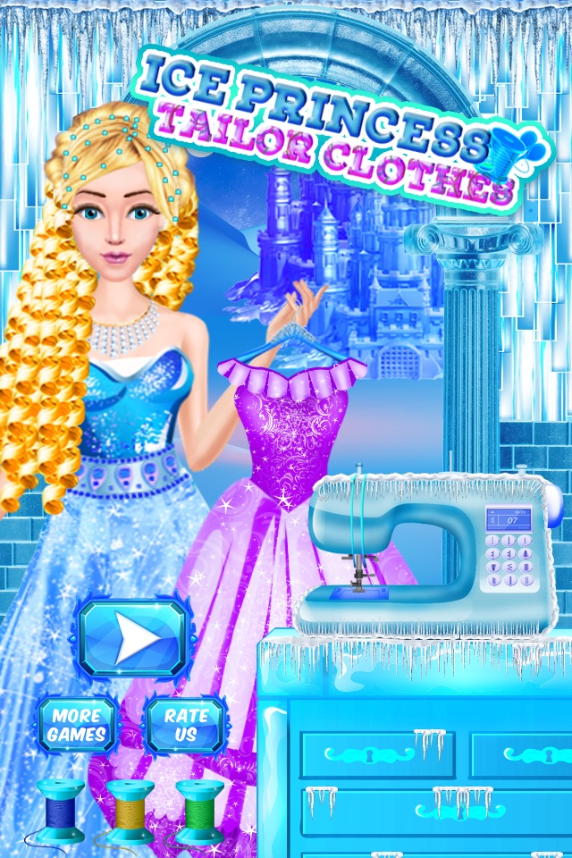 Snow Princess  Designs Tailor Boutique Girls Games screenshot 3
