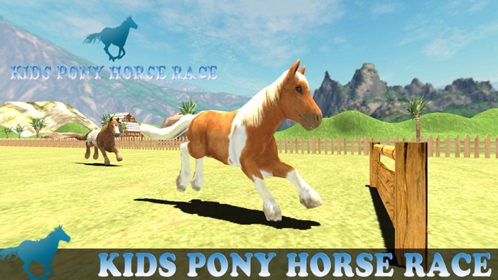 Pony Horse Kids Race
