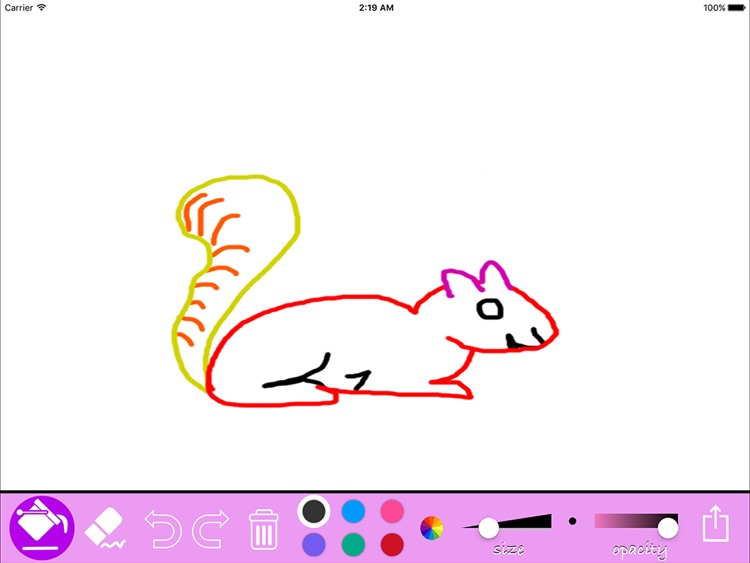 Kids drawing App - Simple Draw & Coloring Tool For iPad