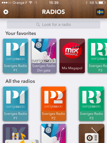 Sveriges Radio - náhled