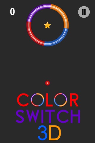 Color Switch 3D - 天天颜色切换消除萌萌的障碍物获得星星逃离白块追击的游戏 screenshot 3