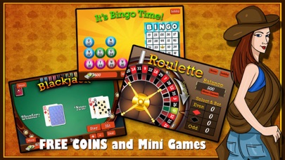 How to cancel & delete Awesome Wild West Mega Slots Casino - PLUS Mini Games - Poker, Blackjack, Bingo, Roulette from iphone & ipad 3