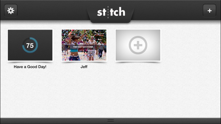 Stitch: Greeting cards in motion