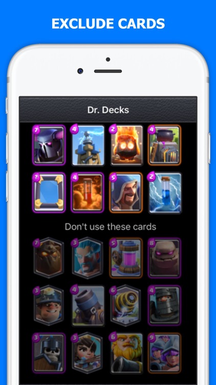 Dr. Decks for "Clash Royale"