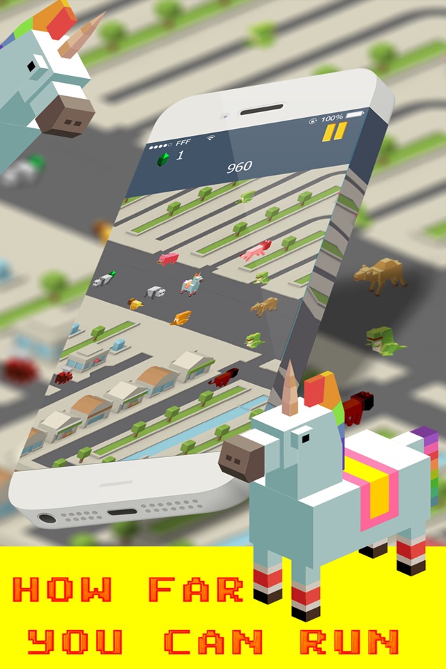 Road Stampede - Sky Zoo Safari In Smashy City screenshot 2