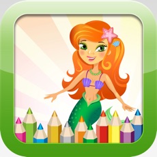 Activities of Mermaid Coloring Book - Educational Coloring Games Free ! For kids and Toddlers