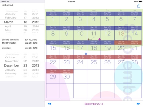 My Pregnancy Calendar screenshot 2