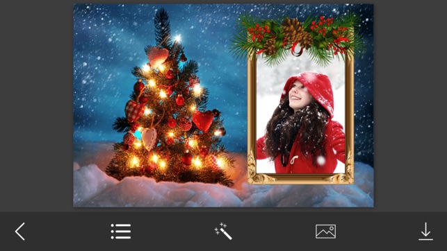 Happy Christmas Photo Frames - Instant Frame Maker & Photo E(圖4)-速報App