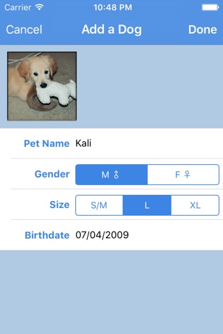 Dog Food Tracker with Dog Age Calculator screenshot 2