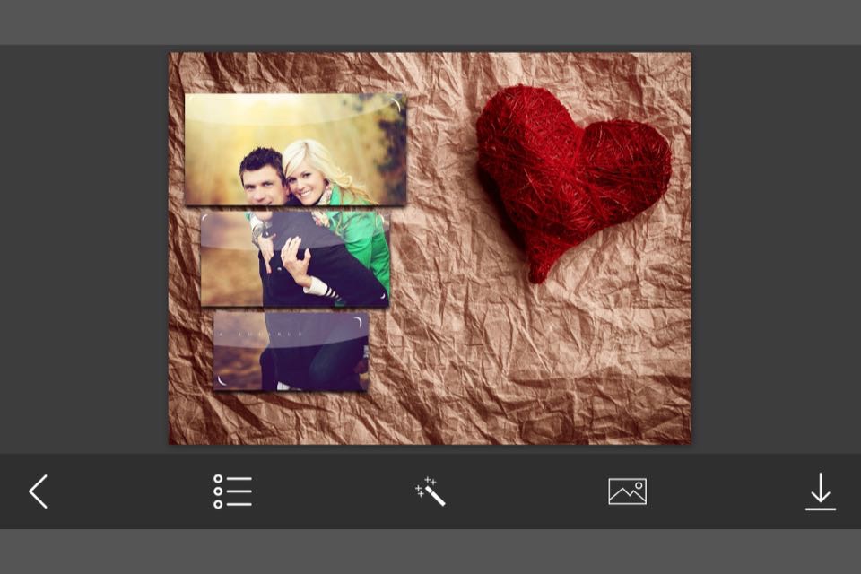 3D Heart Photo Frame - Amazing Picture Frames & Photo Editor screenshot 2