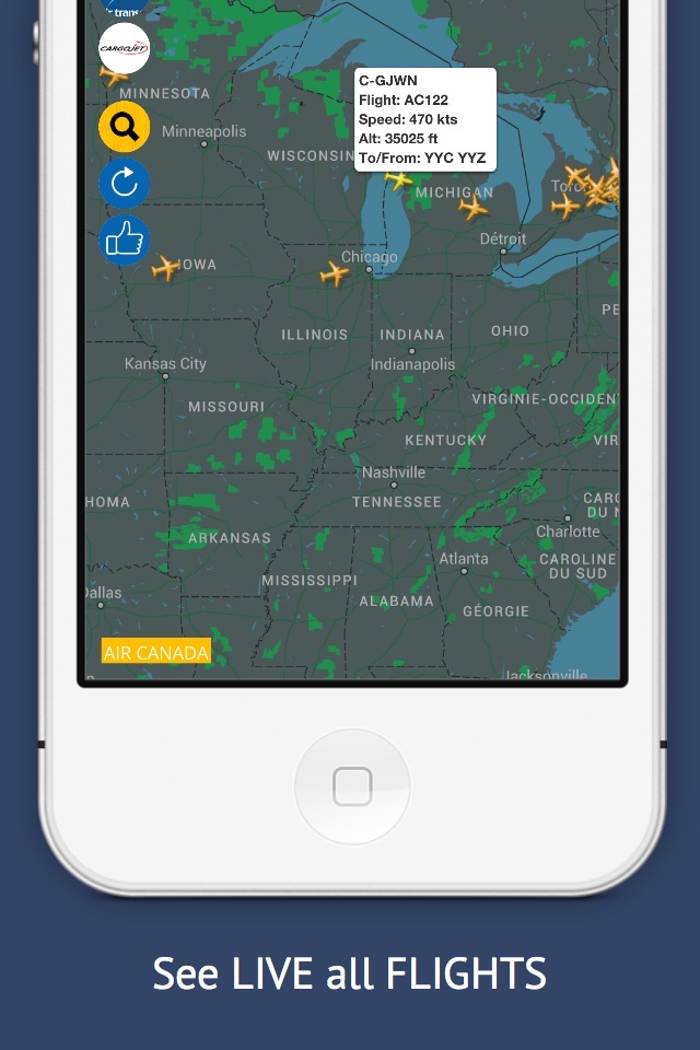C.A.T: Canada Air Sky Tracker screenshot 3