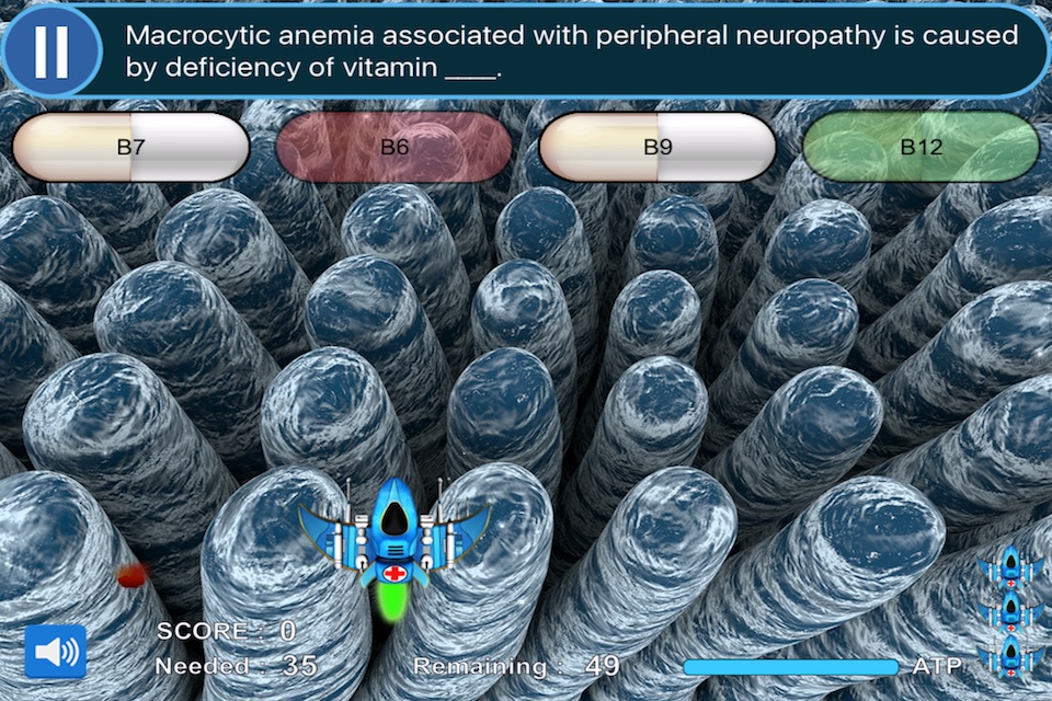 USMLE Step 1 & COMLEX Level 1 Buzzwords Game: Preclinical Review for M1 (Gross Anatomy to Physiology) and M2 (Pathology to Pharmacology) Medical Students (Scrub Wars) LITE screenshot 4