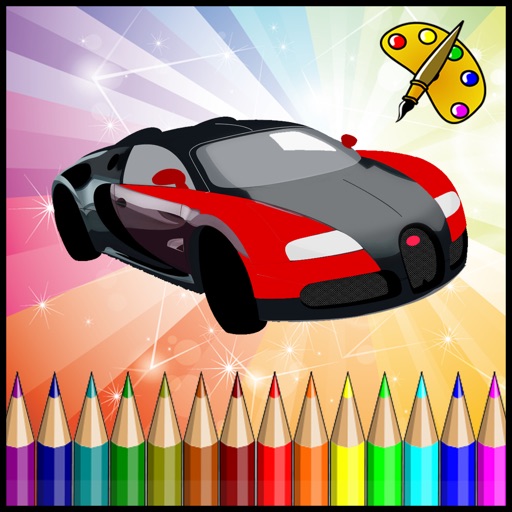 Coloring Supercar Game Paint For Kid iOS App