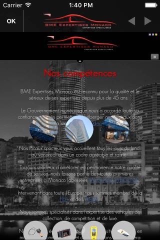 BME Expertises Monaco screenshot 2